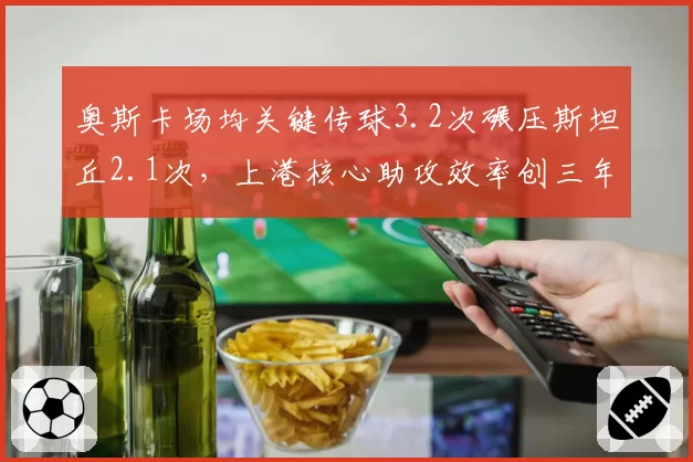 奥斯卡场均关键传球3.2次碾压斯坦丘2.1次，上港核心助攻效率创三年来新高